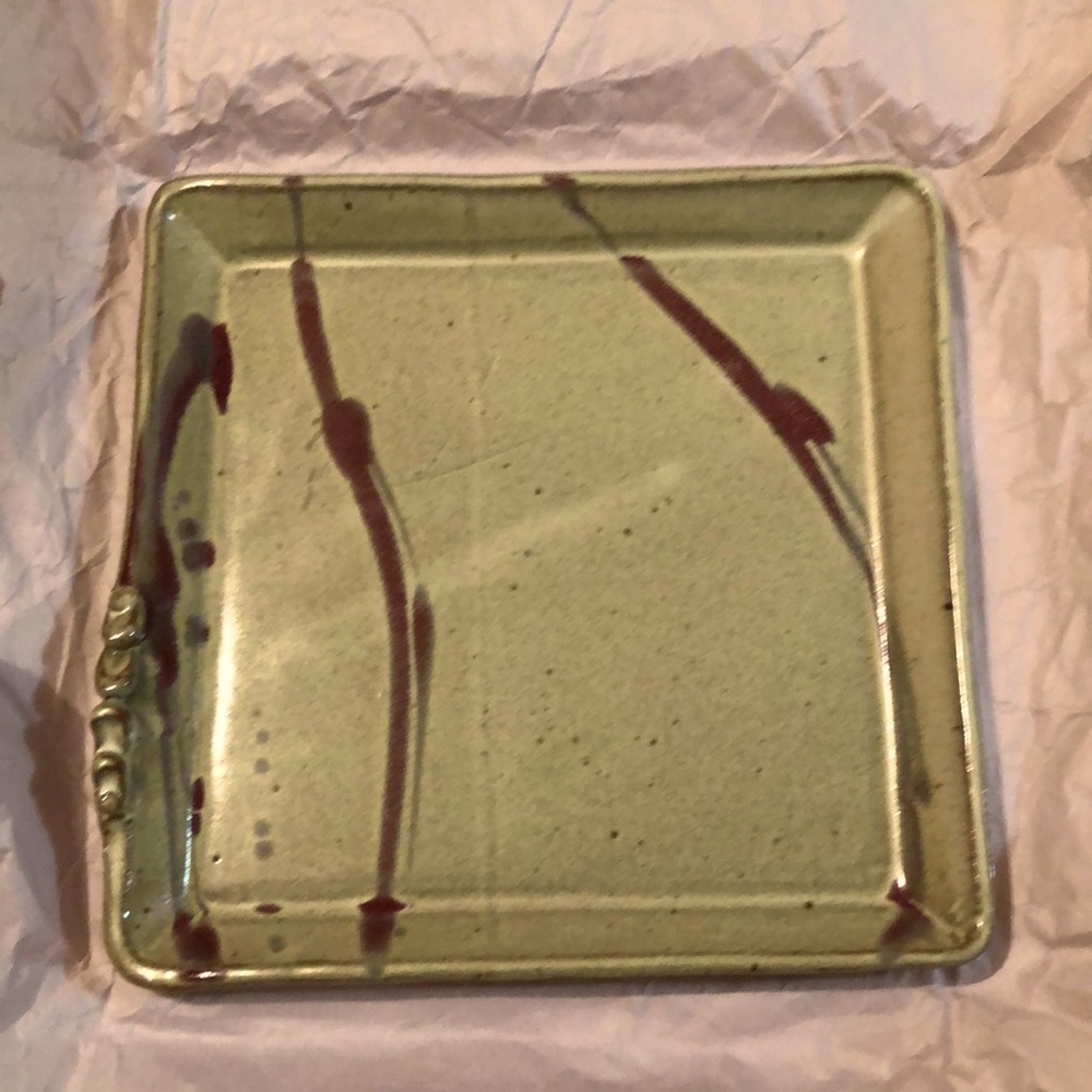 Ceramic tray or plate